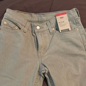 NWT Levi 5’11 Slim grayish khaki